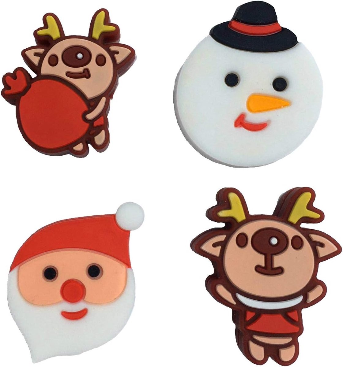 Tito Sports Tennis Damper Set of 4 Tennis Dampers in Four Different Christmas Designs Reindeer Santa Snowman - ShopVlot