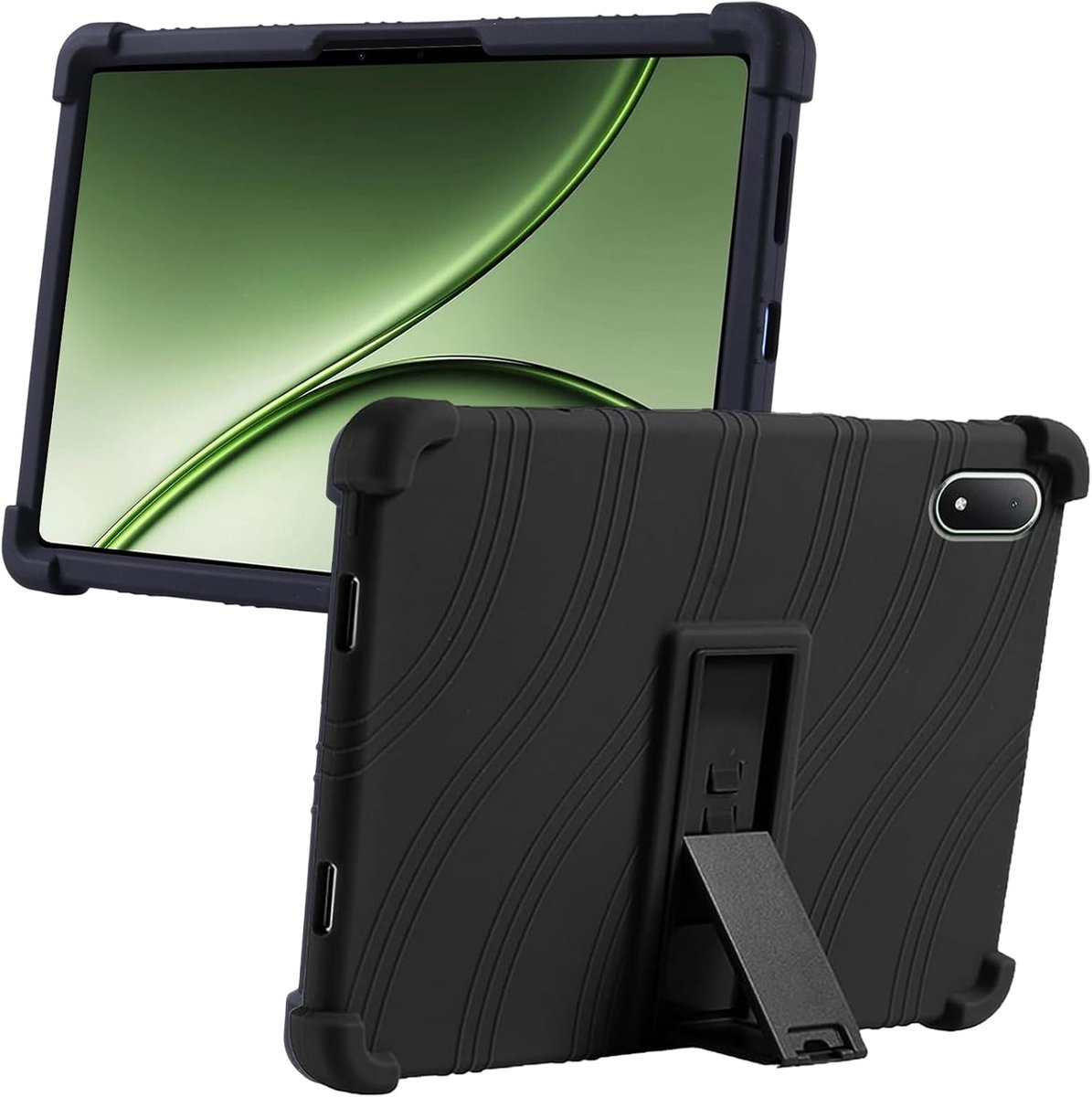 MEMELOKA Beschermhoes voor OnePlus Pad 4 13,2 inch, schokbestendige beschermhoes van zachte siliconen met verstelbare - ShopVlot