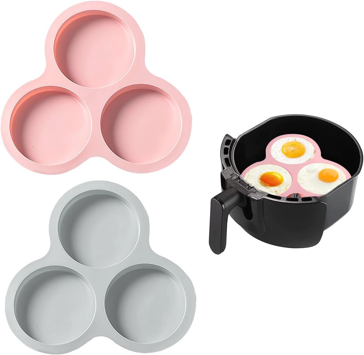 Silicone Air Fryer Egg Pan 2PCS - ShopVlot