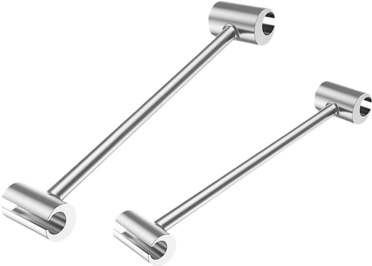 Instelgereedschap voor deurscharnier, 2 stuks, reparatiegereedschap, 14-19 mm/23-25 mm, scharnierspleet - ShopVlot