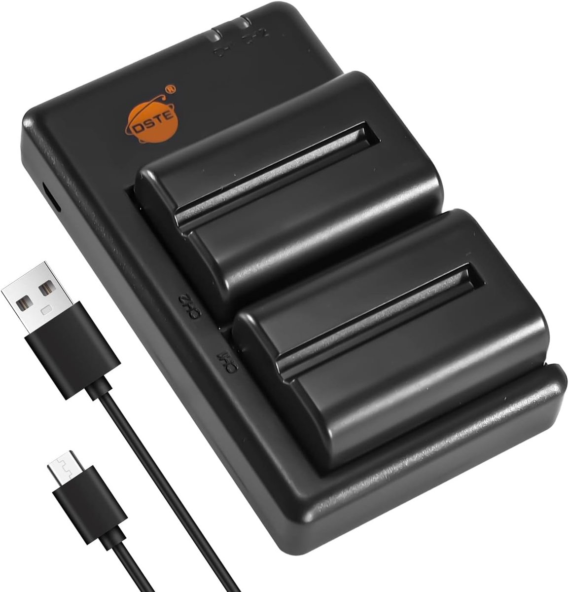 DSTE 2pcs NP-FM500H Battery Charger Compatible with Sony a700, Alpha a58, DSLRA100, DSLR-A200 - ShopVlot