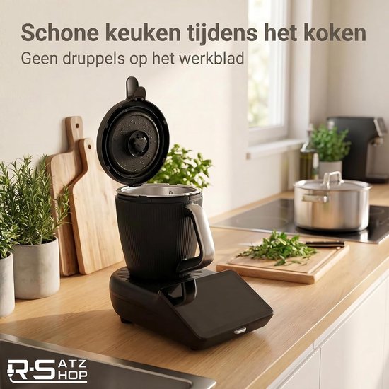 3 stuks dekselhouders compatibel met Thermomix TM7, dekselclips geschikt voor mixerdeksel, schone en ruimtebesparende - ShopVlot — afbeelding 2