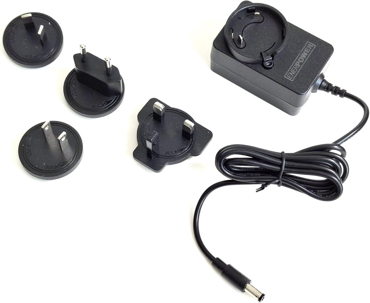 Enerpower international plug charger 2S for Li-Ion/Li-Po batteries 7.2V-7.4V round plug 2A 17W (EU, UK, USA, Australia) - ShopVlot