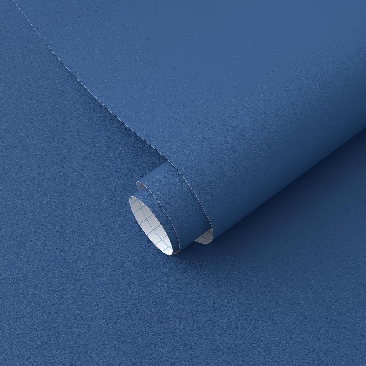Zelfklevend behang lichtblauw moderne vinylfolie 40 x 1000 cm mat wandbehang verwijderbaar waterdicht gemakkelijk te - ShopVlot