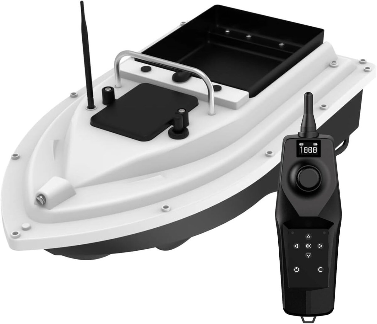 Kavolet GPS Bait Boat 500M RC Feeder Boat - Wireless Remote Control Fishing Lure Liver Boat Feeder - ShopVlot