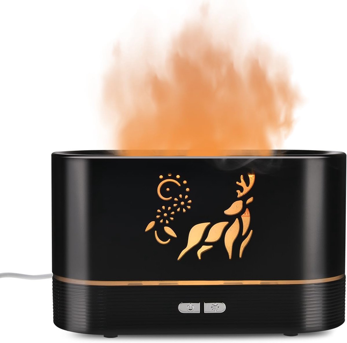 AF-WAN 200ml capacity flame aromatherapy essential oil diffuser with cute cartoon pattern suitable for living room - ShopVlot