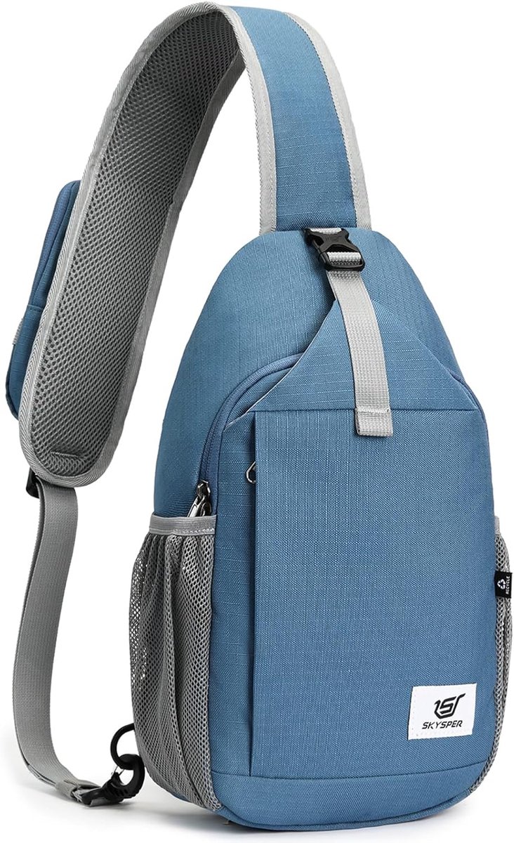 SKYSPER Sling Bag RFID Cross Body Bag Recycled Crossbody Backpack Travel Daypack - ShopVlot