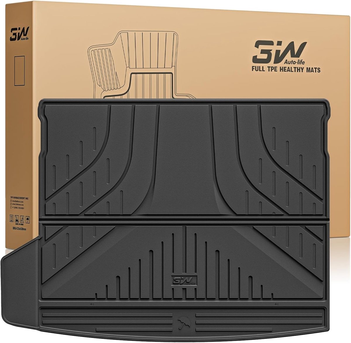 3W Trunk Mats for BMW X3 G45 2025 2026, Waterproof and Anti-abrasion with Thorex, Trunk Mats Damping Shocks - ShopVlot