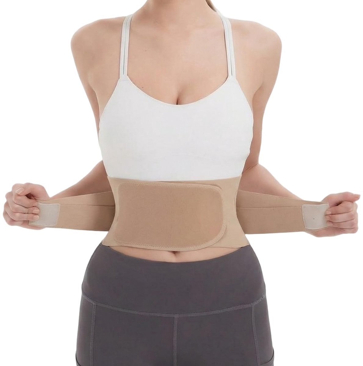 Back Support Belt, Ultra-Thin and Invisible Back Support Belt for Women, Back Belt, Kidney Belt, Belly Strap - ShopVlot