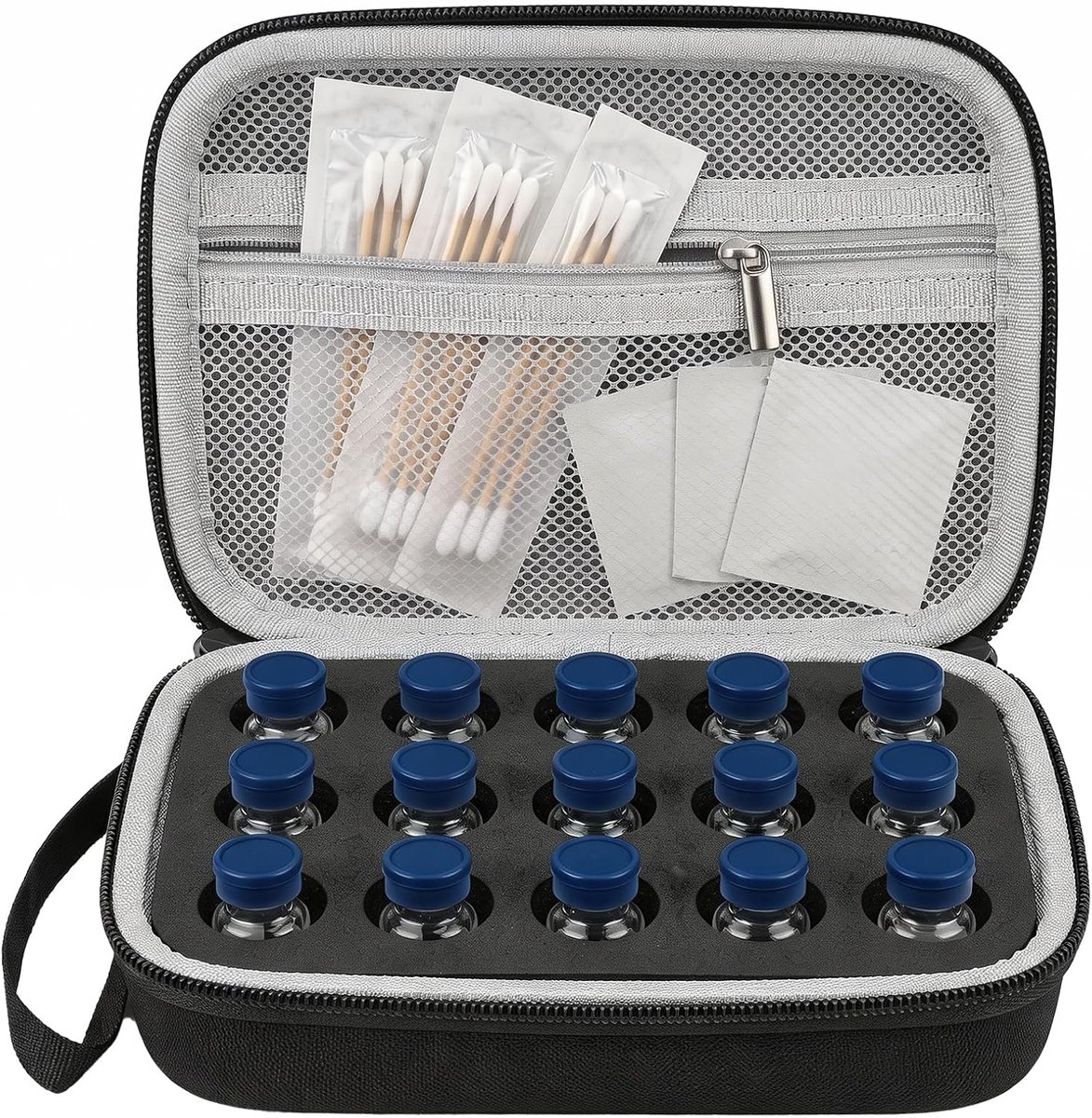 Peptide Box koelkastorganizer, insuline-koeltas voor flesjes van 3-10 ml - ShopVlot
