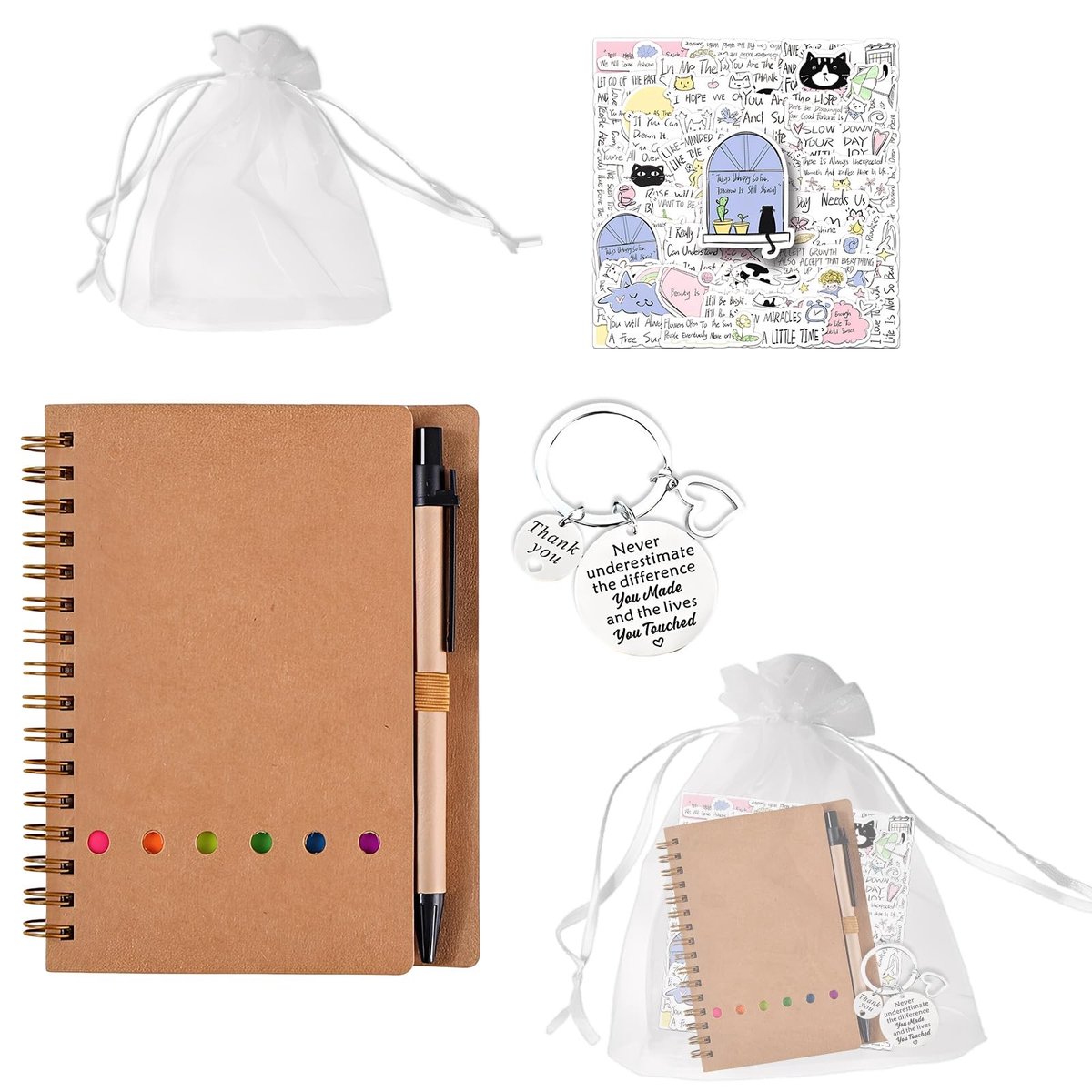 Solidchoice - Notitieboek Cadeauset voor Verpleegkundigen met Inspirerende Kaarten