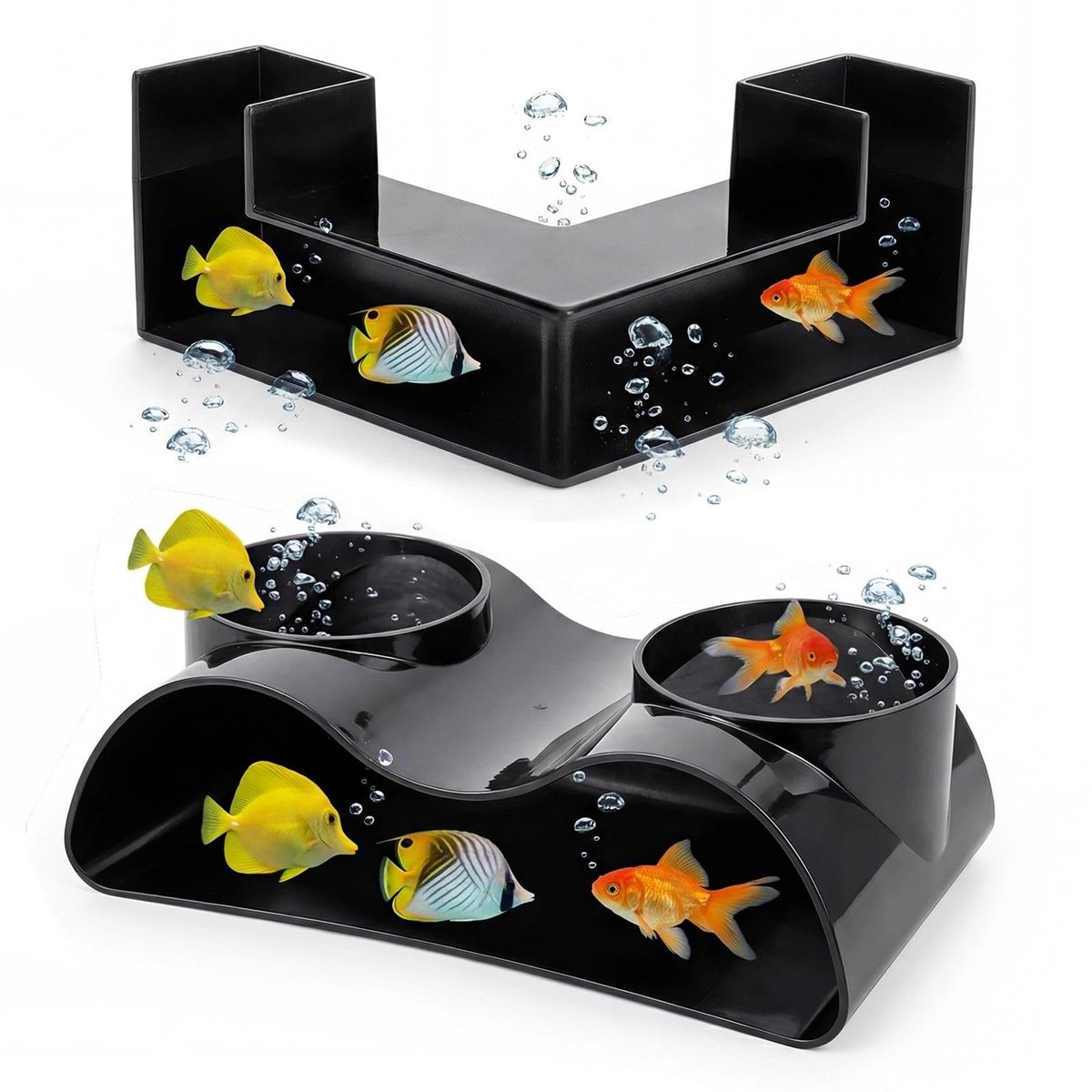 Solidchoice - Aquarium Fish Tunnel met 2 Ingangen