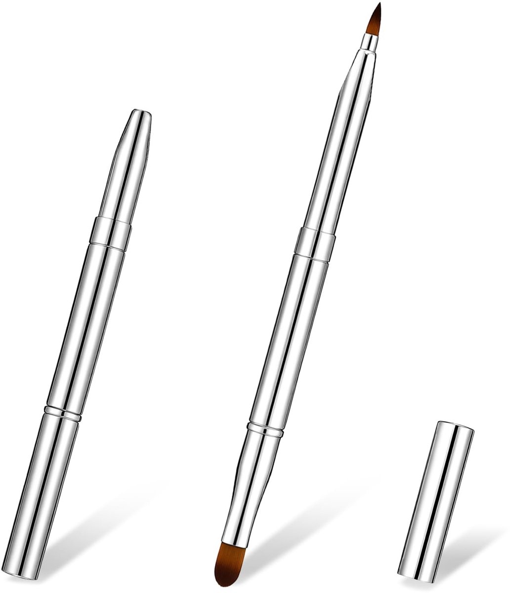 Solidchoice - Professionele Retractable Lippenborstel Set (2 Stuks)