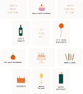 WeLikeToLove Kaarten - Wenskaarten - Kaartjes - Verjaardagskaarten met envelop - Kaartenset - Postkaarten - Felicitatiekaarten