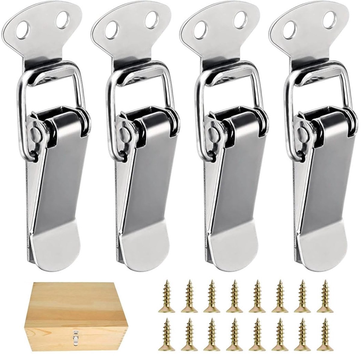 Solidchoice - Veerspansluitingen van Koudgewalst Staal - Set van 4