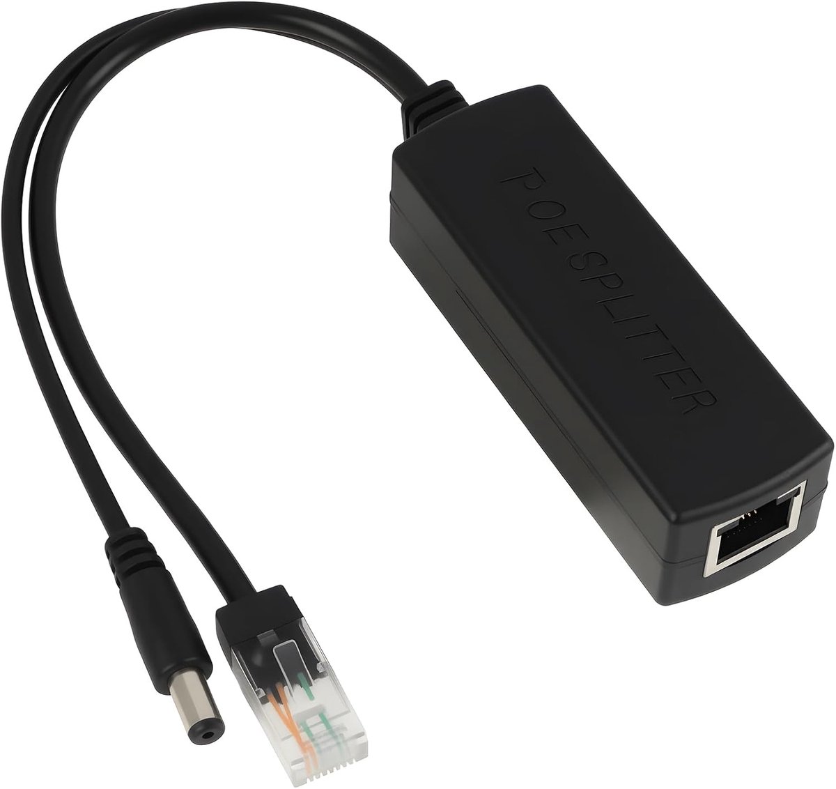 PoE splitter 48V naar DC 12V 2A - Actieve adapter - IEEE802.3af/at standaard - Ideaal voor IP-camera's - ShopVlot