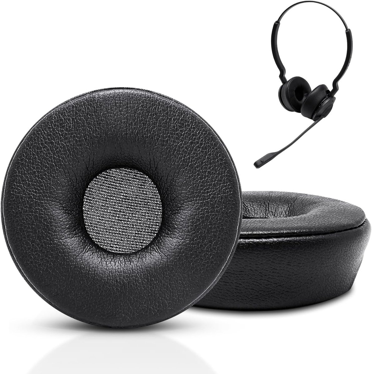 Solidchoice - Vervangende Oorkussens voor Headsets van Traagschuim met Stofbekleding