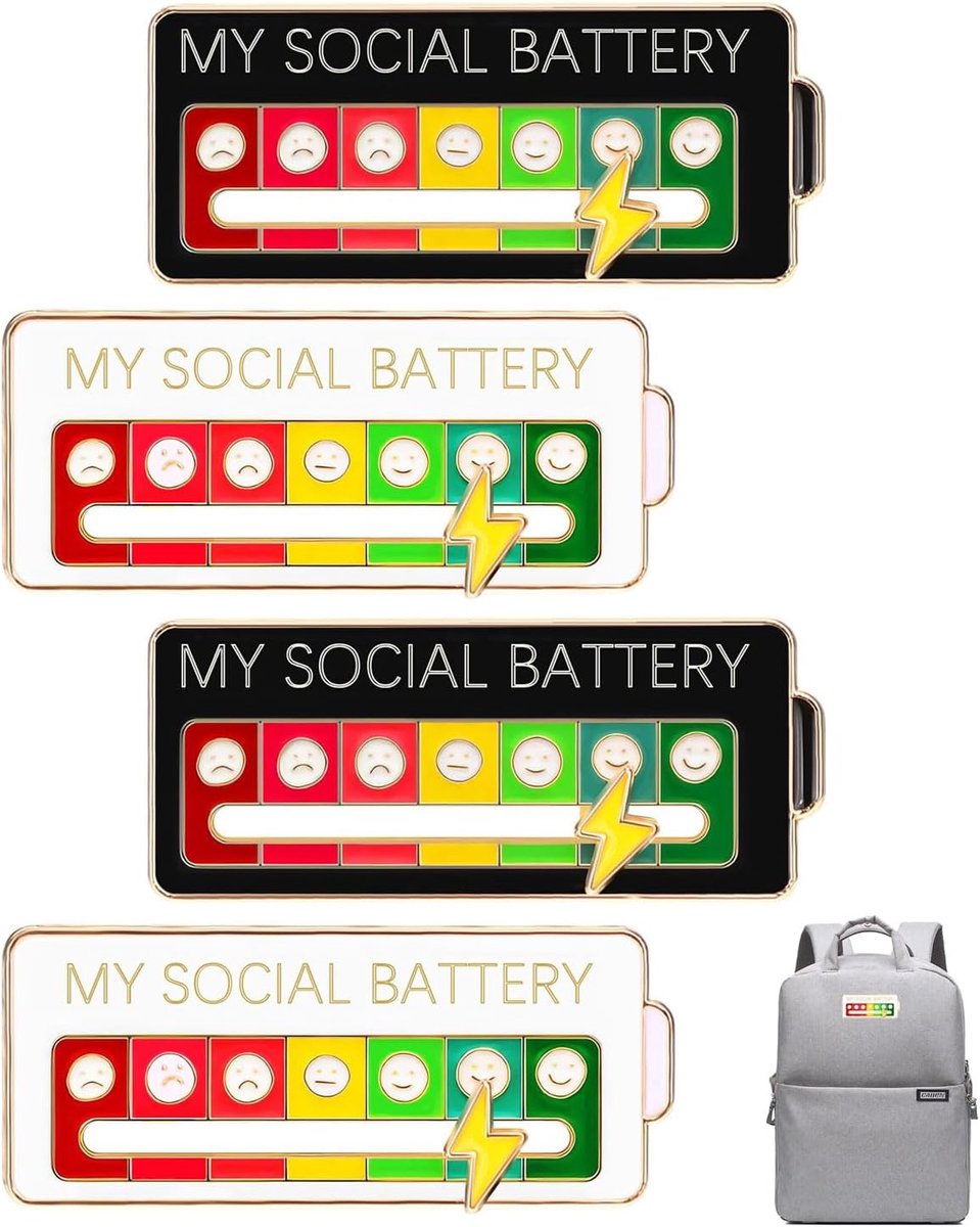 Sociale batterijspeld 4-delig - zwart/wit - leuk ontwerp - ideaal voor sociale interactie - ShopVlot