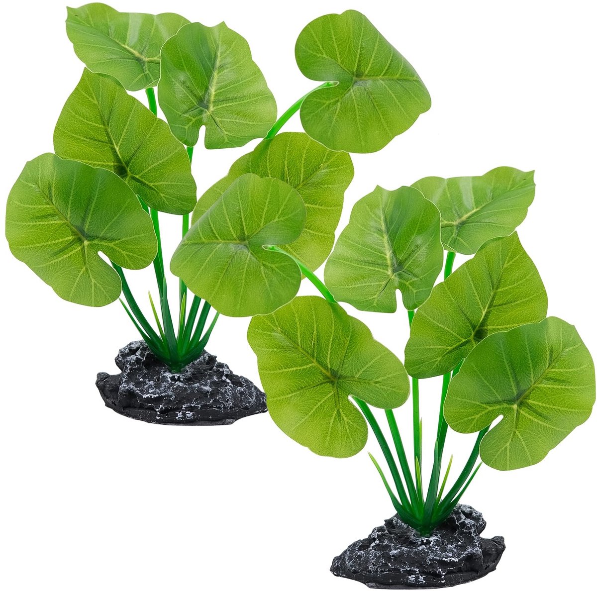 Solidchoice - Kunstplant voor Aquarium en Terrarium met Houten Look