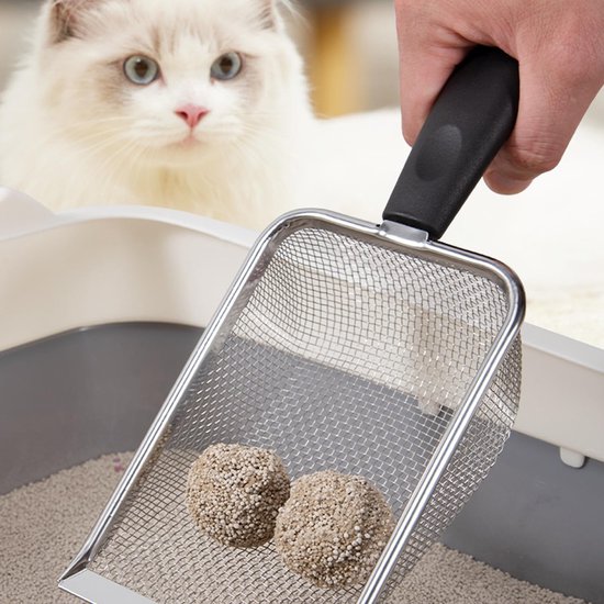 2-pack tuinzeef metalen compostzeef met antislip handvat tuinzandfilter van Merkloos	 — afbeelding 3