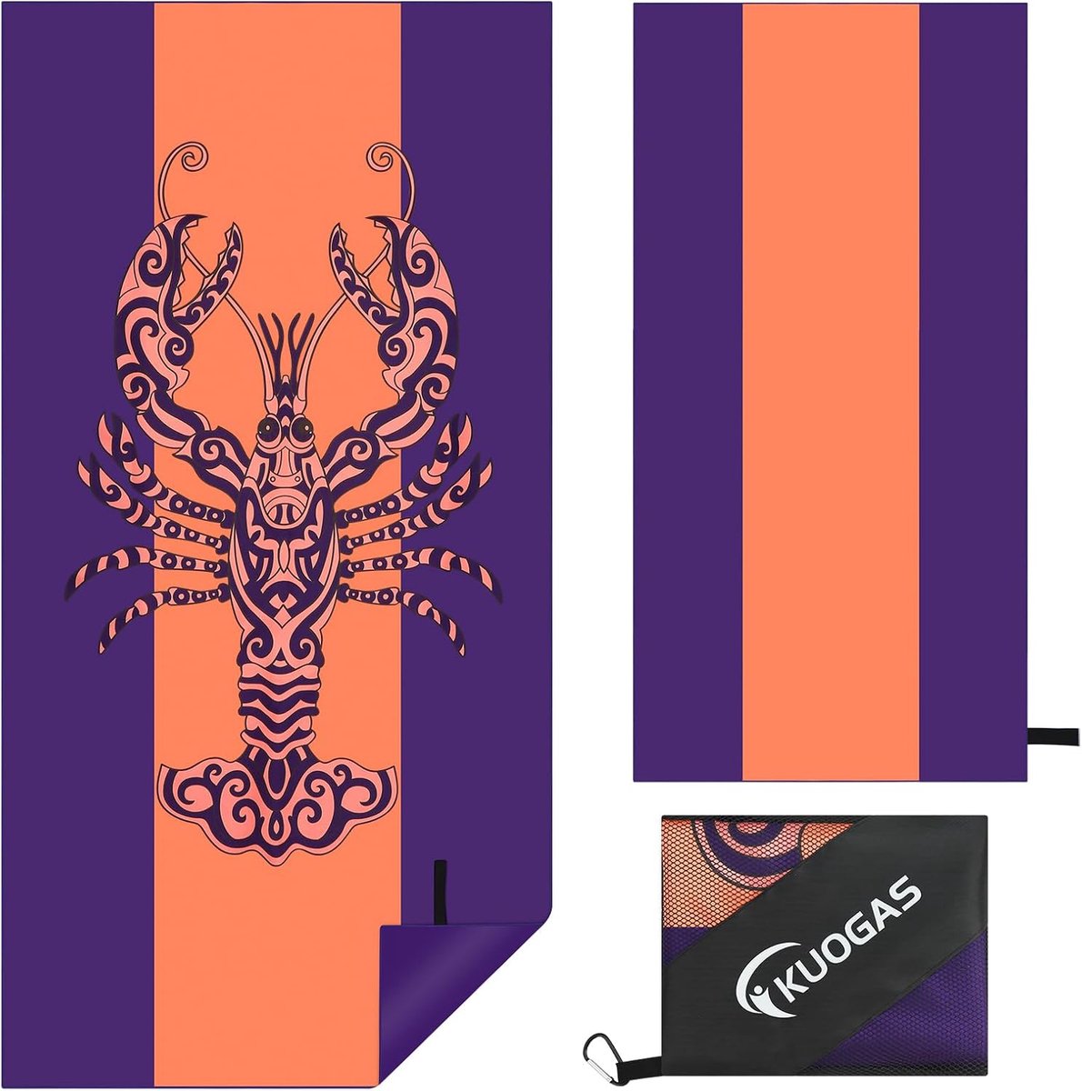 Strandlaken XXL 180 x 90 cm - Sneldrogend microvezel - Zandvrij - Perfect voor op vakantie - ShopVlot