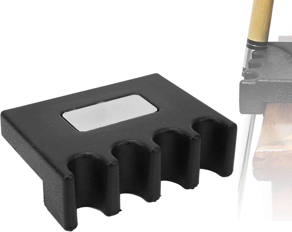 Poolstickhouder 4 gaten - rubber - antislip - voor een veilige opslag - ShopVlot