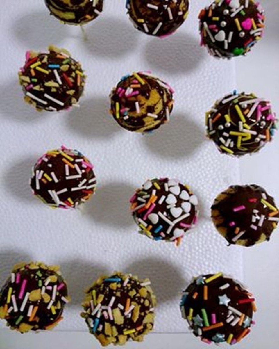 Siliconen cakepop bakvorm 20 ronde vormen - silicone lollipop vorm - hittebestendig - perfect voor feestelijke gebakjes - ShopVlot