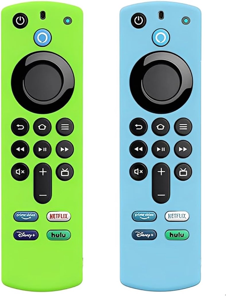 Afstandsbediening hoes 2-pack - Siliconen - Glow-in-the-dark - Makkelijk herkenbaar - ShopVlot