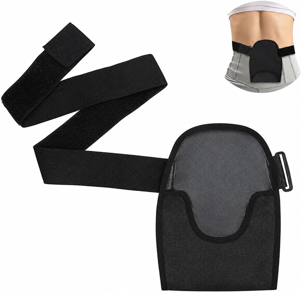 Stoma-riem met U-vormige afdekking - waterdicht - verstelbaar - extra comfort voor colostomie - ShopVlot