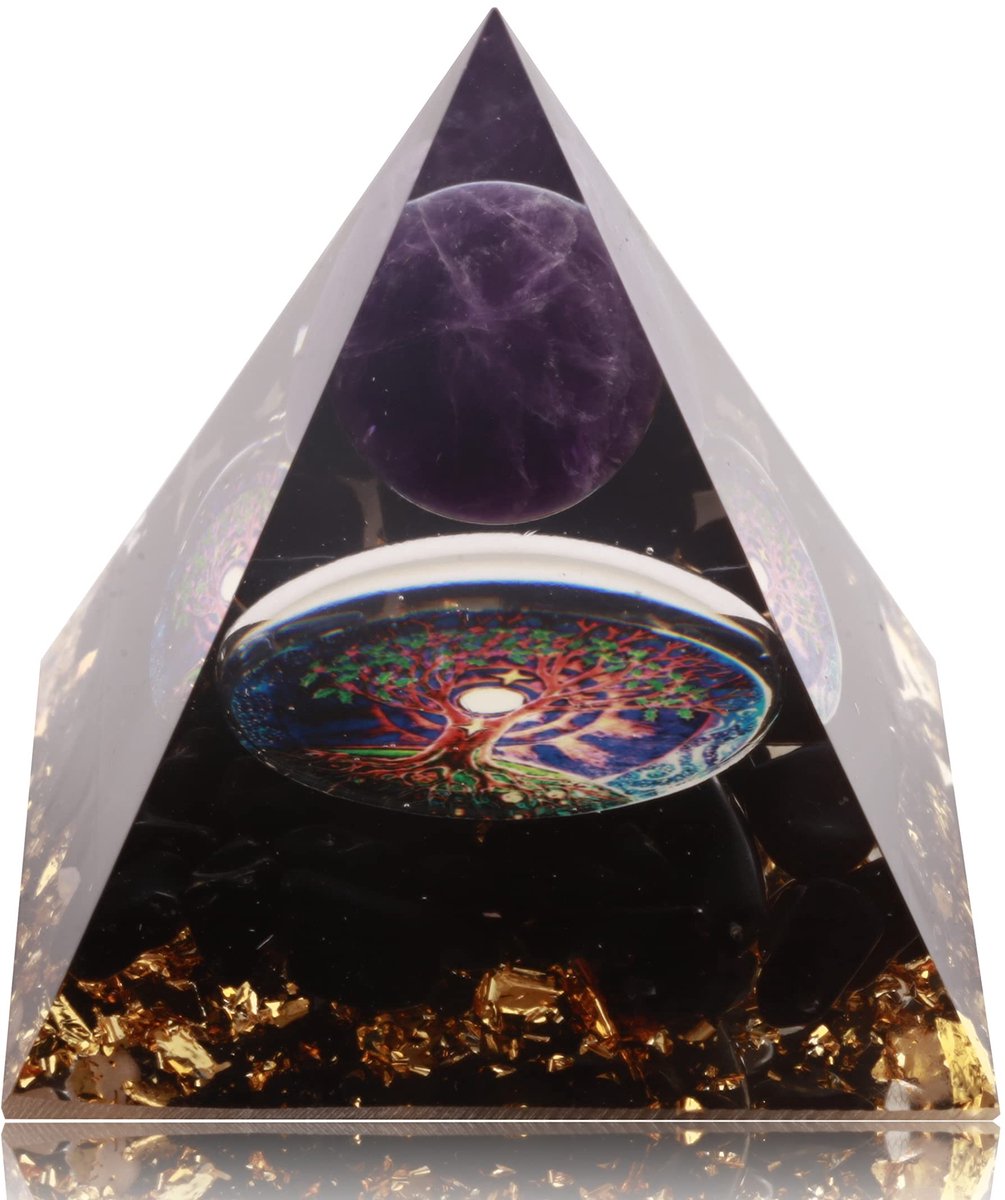 Solidchoice - Handgemaakte Kristallen Piramide voor Yoga en Meditatie