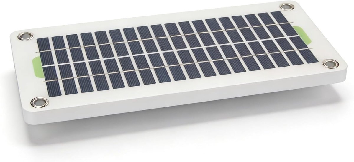 Draagbaar Zonnepaneel 12V 30W - Waterdicht - Polycrystalline - Ideaal voor auto en caravan - ShopVlot