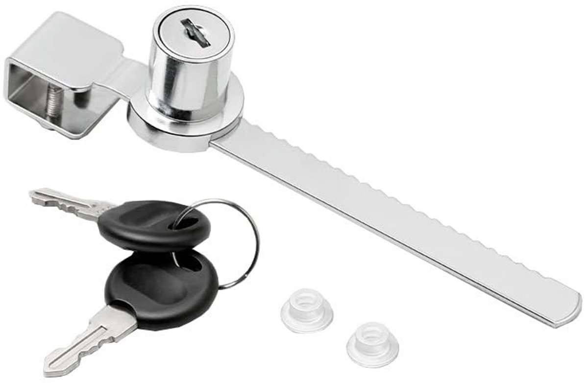 Solidchoice - Glass Sliding Door Showcase Terrarium Lock met 2 Sleutels - 328