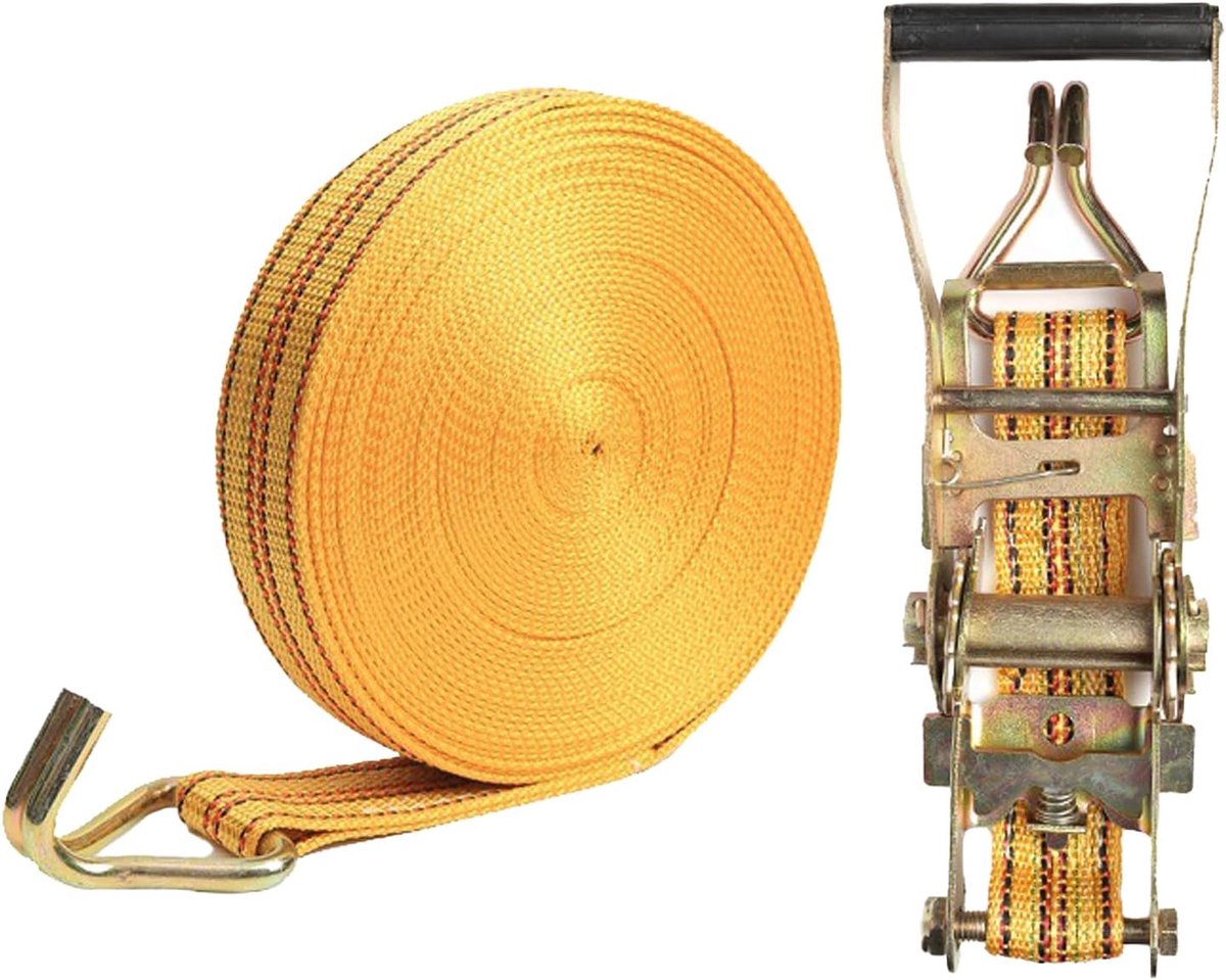 Ratchet straps 6 m - onbreekbaar - met ratchet - veilig vastzetten van lading - ShopVlot