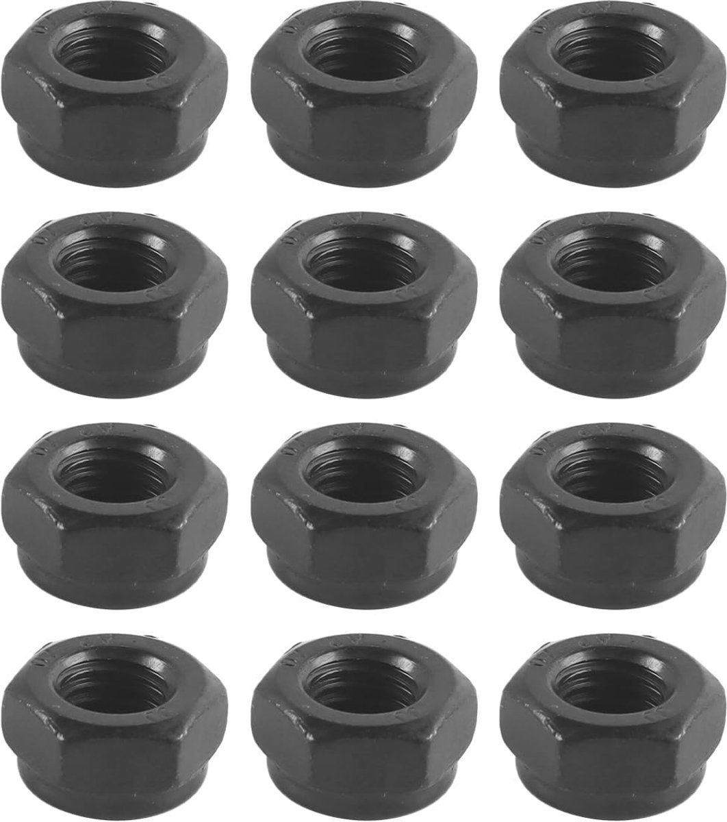 Zelfsluitende moeren M10 - 304 roestvrijstaal - Zeskantmoeren met nylon inzetstukken - ShopVlot