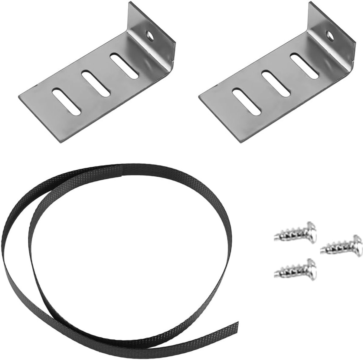 ladereparatieset 4 stuks - metalen keukenbeugels - opvouwbaar - versterkt uw laden - ShopVlot