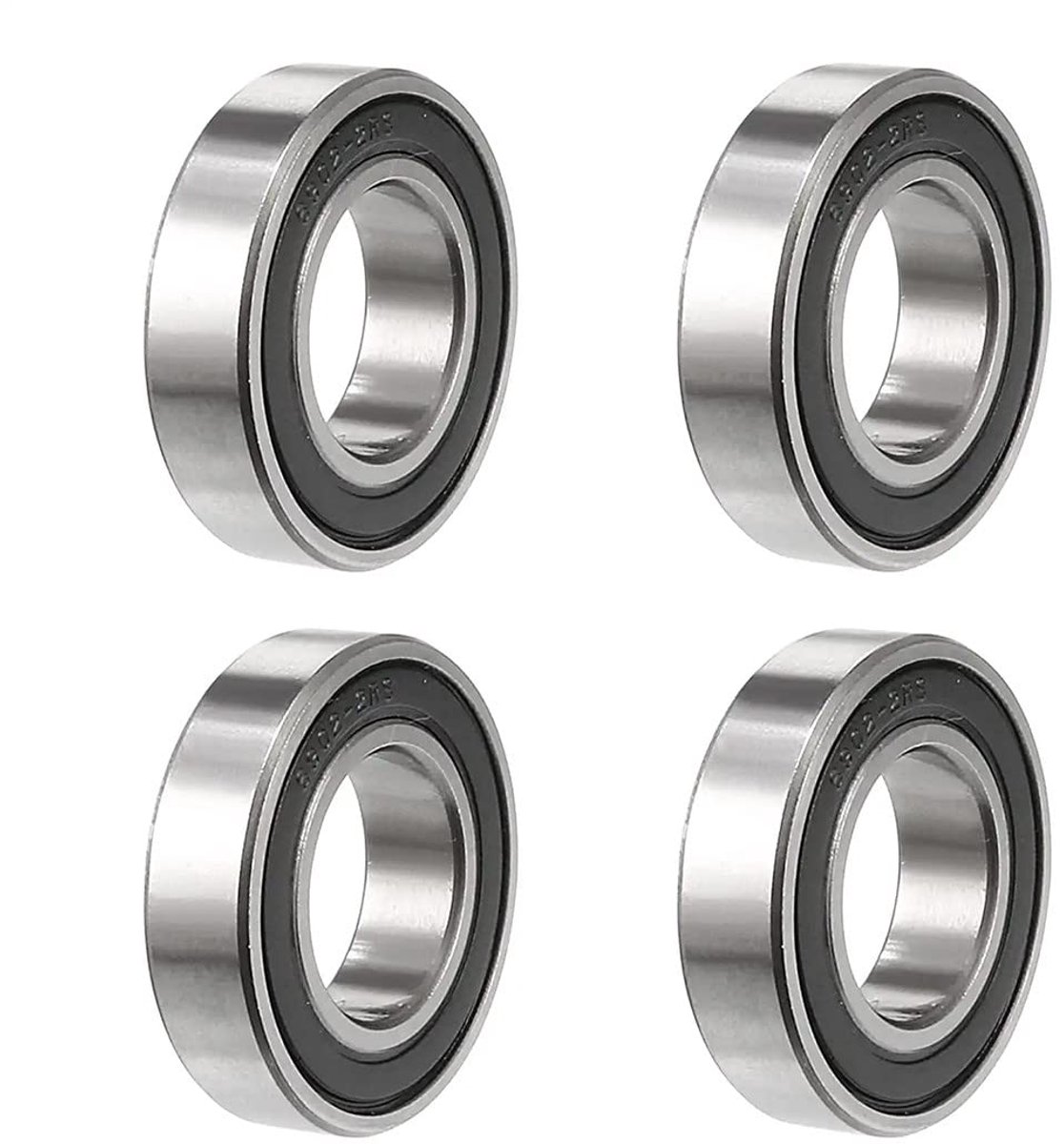 Kogellager 6902-2RS - 15mm x 28mm x 7mm - Dubbel afgedicht chroomstaal - Hoge belastbaarheid - ShopVlot