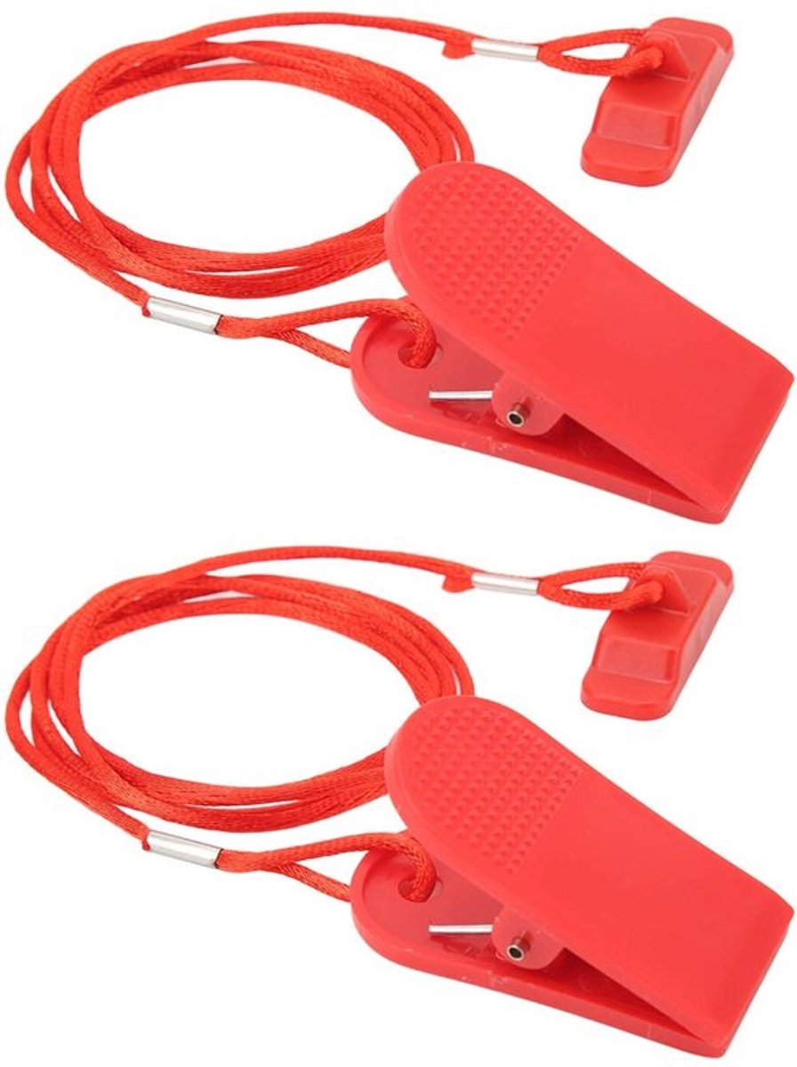 Veiligheidssleutel Universeel - 2 Stuks - Automatisch Beschermend Apparaat - Magnetische Aantrekkingskracht - Veiligheidssleutel Loopband - Beveiliging tegen Vallen - Loopbandsleutel