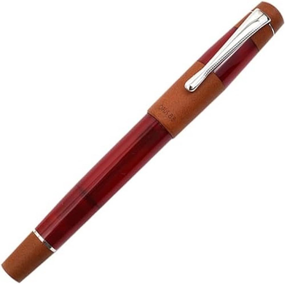 Vulpen Medium - Eboniet en semi-transparante hars - Speciale eyedropper vulsysteem - Voor een unieke schrijfervaring - ShopVlot
