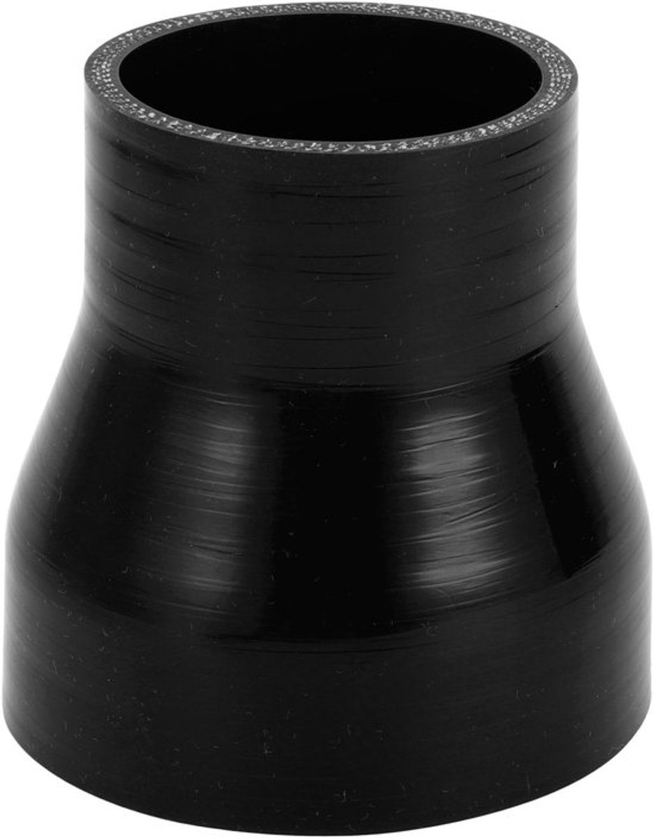 Silicone Slang 4-Laags - Binnendiameter 63mm/89mm - Lengte 100mm - Zwart - Bestand tegen hoge temperaturen - Geschikt voor koelvloeistof - Koelslang