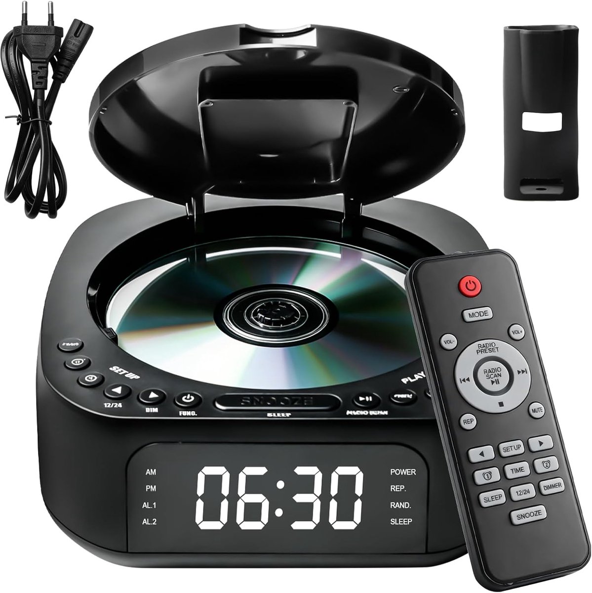 CD speler met Bluetooth en FM radio - draagbaar - MP3 ondersteuning - geniet overal van muziek - ShopVlot