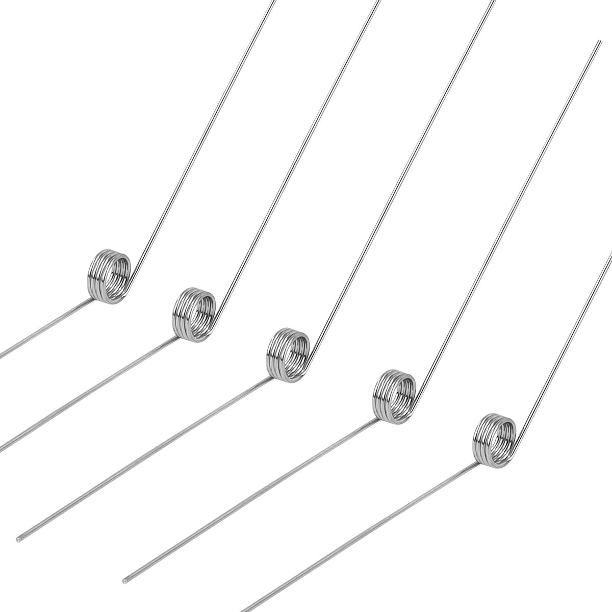 Solidchoice - Set van 10 Roestvrijstalen Torsiespringen met Diverse Specificaties