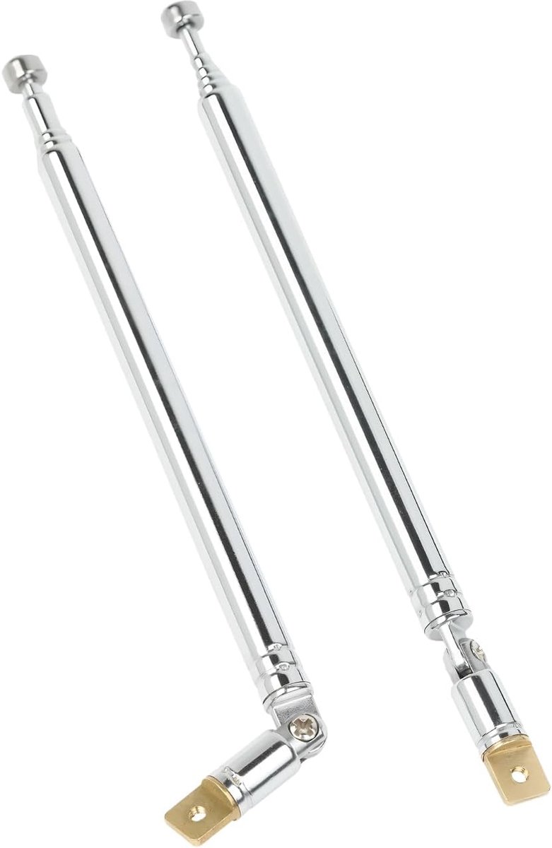 Radio antenne 103.5 cm - RVS telescopisch - Universeel voor FM en TV - Eenvoudig te installeren - ShopVlot