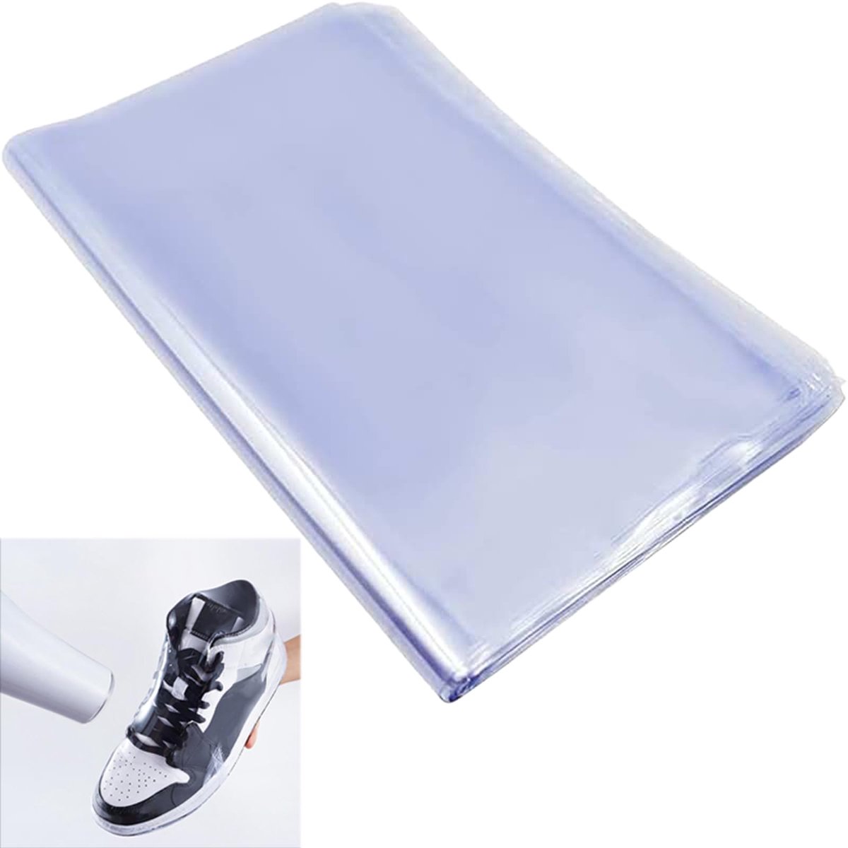 Krimpfolie zakjes 28 x 45 cm - transparante PVC krimpzakken - waterdicht voor cosmetica en geschenken - 50 stuks - ShopVlot