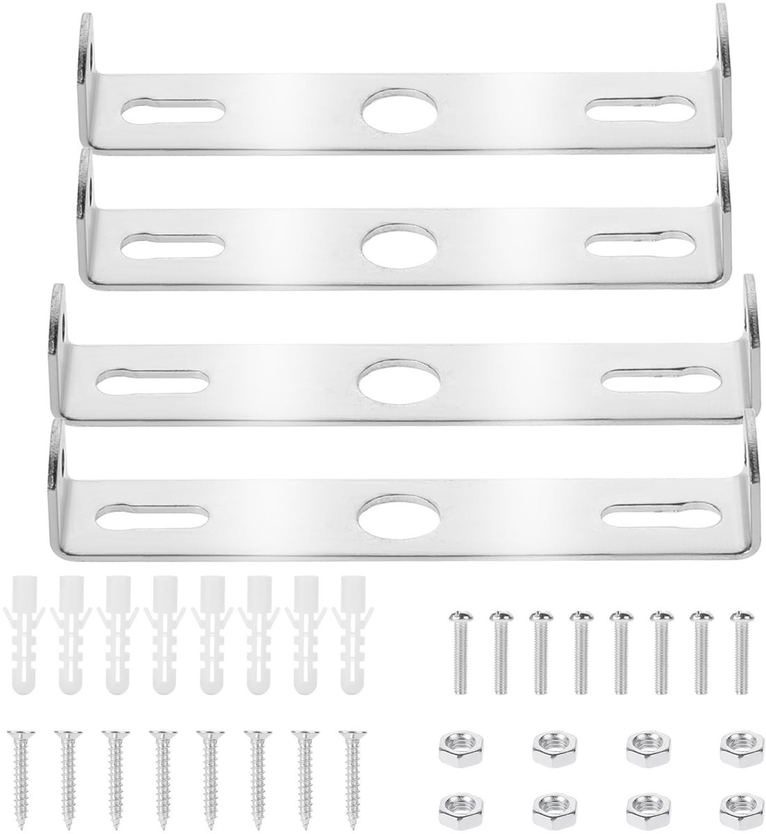 Solidchoice - Lamp Montage Beugels Set van 4, Inclusief Schroeven