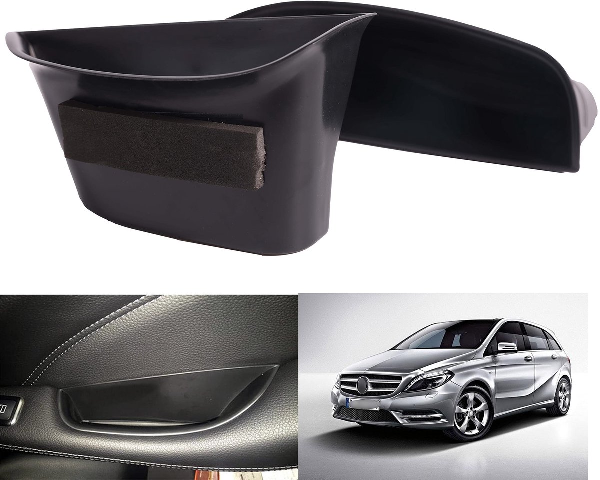 Solidchoice - Opbergruimte voor Voorportier van Voertuig, Geschikt voor Benz W246 B-Klasse