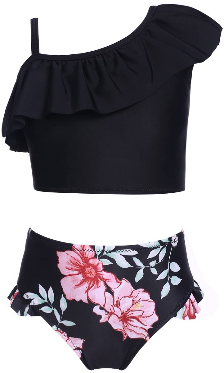 Solidchoice - Meisjes Bikini Set met Verstelbare Schouderband