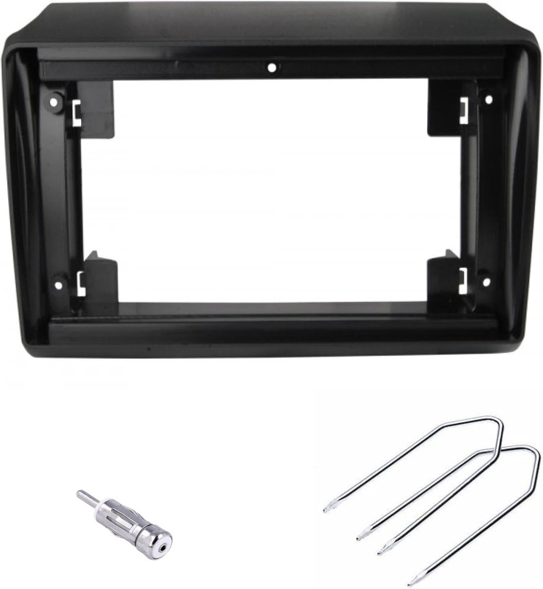 Radio panel kit 9" inches - zwart - met antenne-adapter - eenvoudige installatie voor Citroen Jumper/Peugeot - ShopVlot