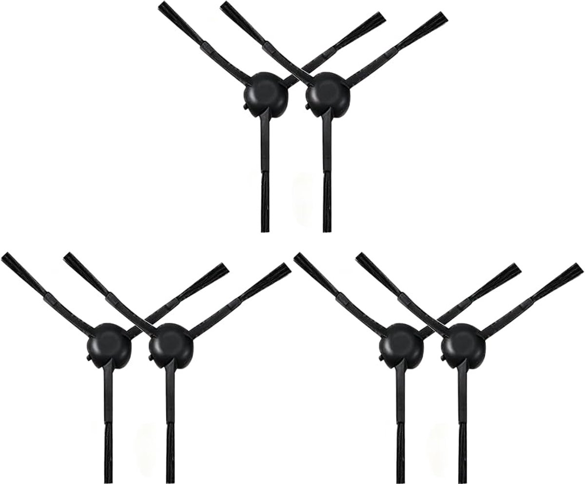 Zijborstel set 6 stuks - silicone - compatibel met L10s Ultra Gen 2 en L40s Pro - eenvoudig te installeren - ShopVlot