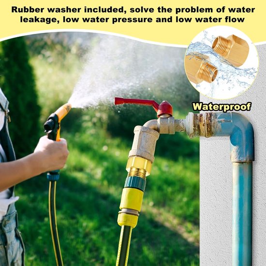 Solidchoice - Set van 2 Gasfles Reducers met Rubberen Seals — afbeelding 4