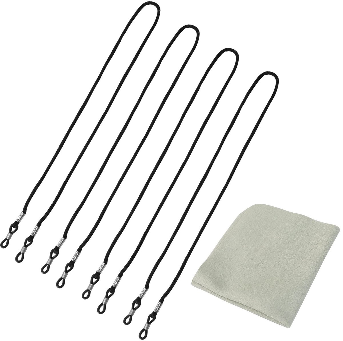 Solidchoice - Set van 4 Verstelbare Brillen Straps met Microvezeldoek